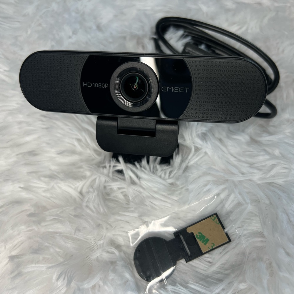 EMEET 1080P Webcam with Microphone, C960 Web Camera,  Mics Streaming Webcam wit